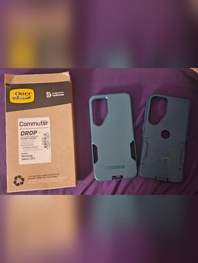 OtterBox Commuter Series Dual-Layer Case for Samsung Galaxy S23 - Teal Blue